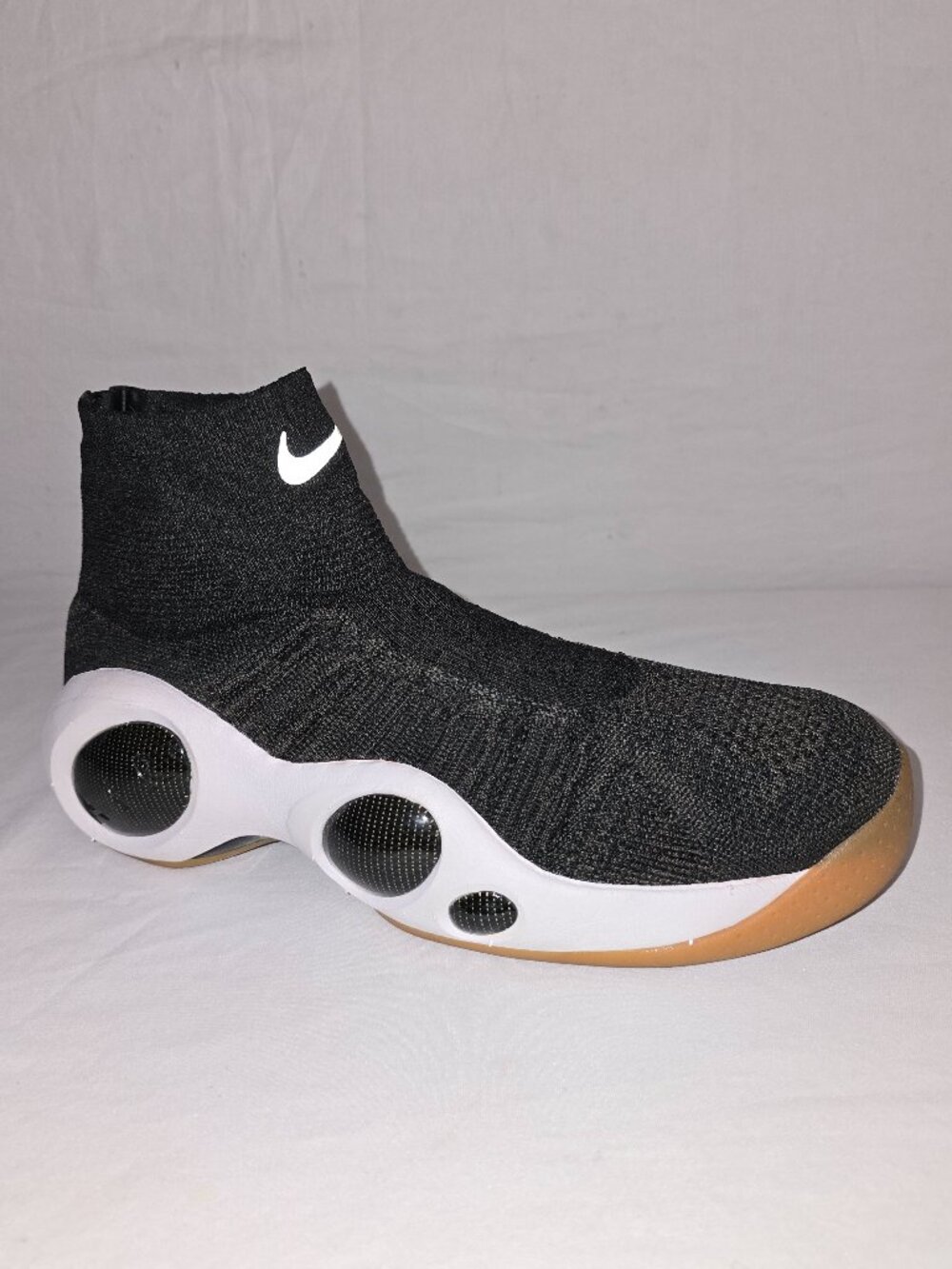 Nike Air Flight Bonafide Cargo Khaki Black Gum Flyknit Trainers 11 M NO INSOLES